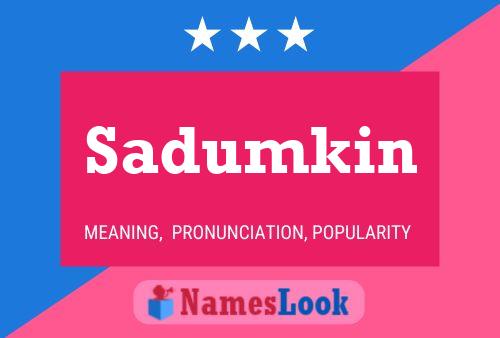 Постер имени Sadumkin