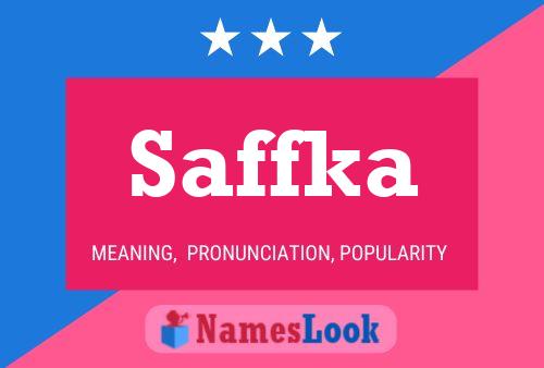 Постер имени Saffka