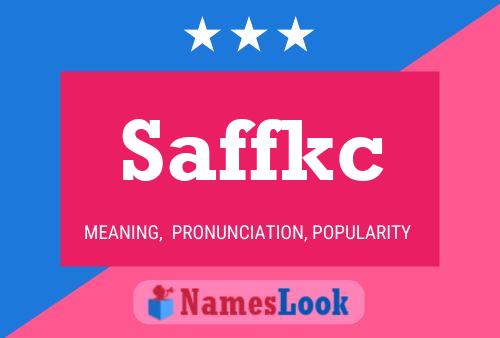 Постер имени Saffkc