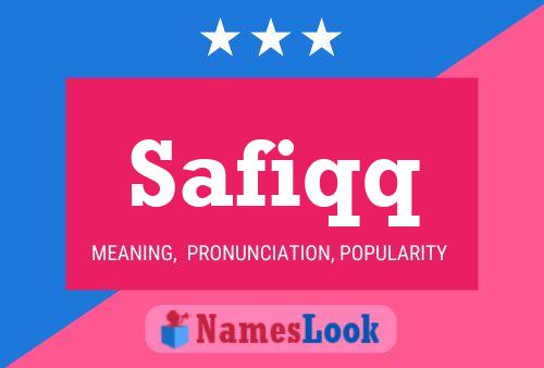 Постер имени Safiqq