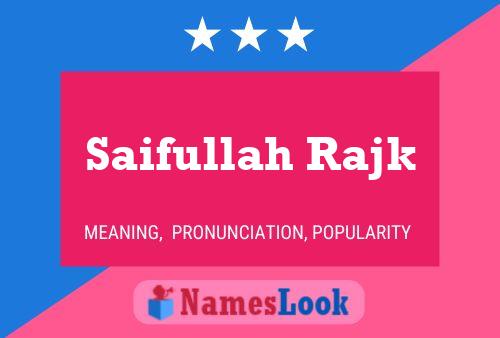 Постер имени Saifullah Rajk