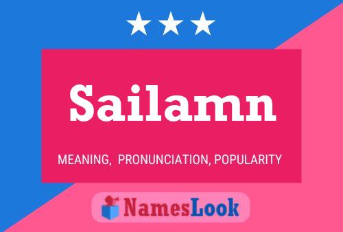 Постер имени Sailamn