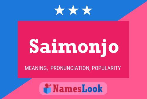 Постер имени Saimonjo