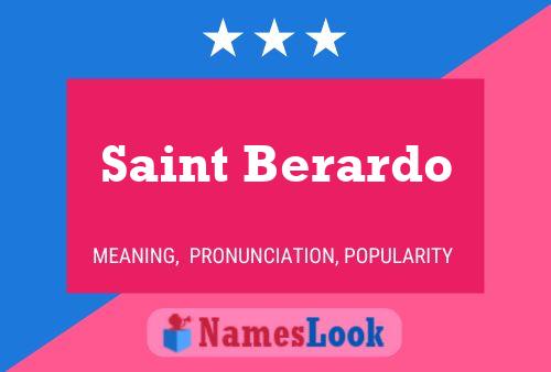 Постер имени Saint Berardo