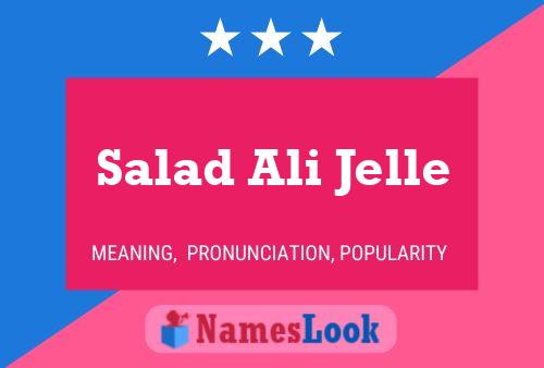 Постер имени Salad Ali Jelle