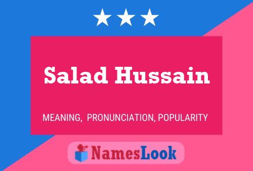 Постер имени Salad Hussain