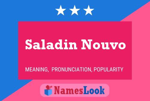 Постер имени Saladin Nouvo