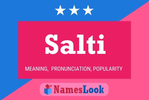 Постер имени Salti