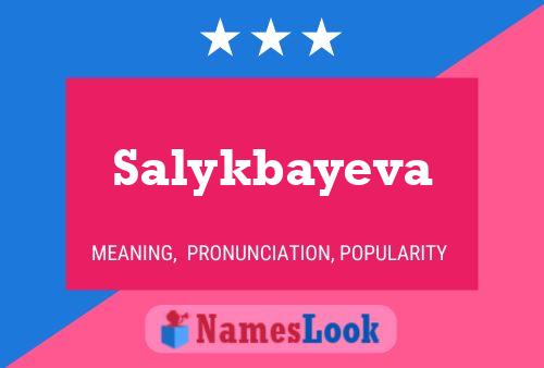 Постер имени Salykbayeva