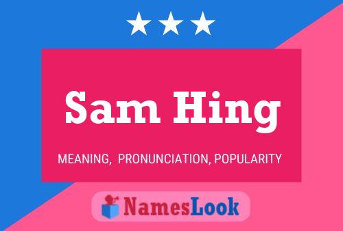 Постер имени Sam Hing