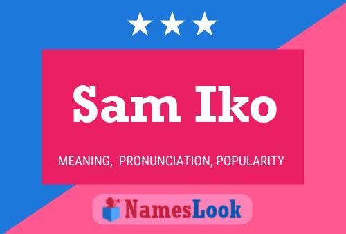 Постер имени Sam Iko