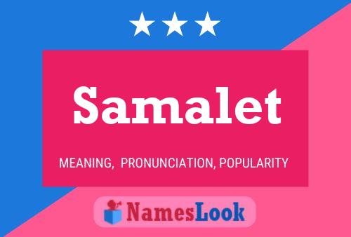 Постер имени Samalet