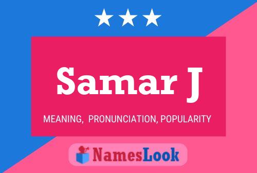 Постер имени Samar J