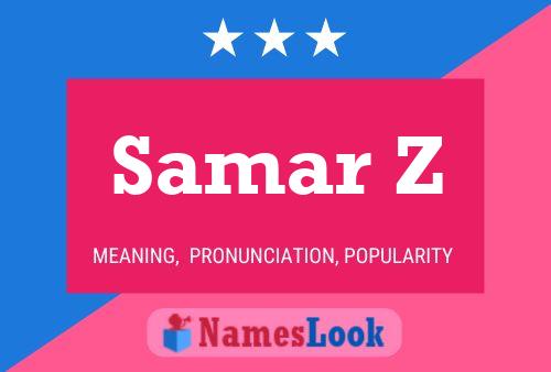 Постер имени Samar Z