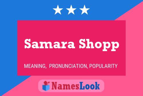 Постер имени Samara Shopp