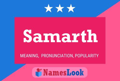 Постер имени Samarth