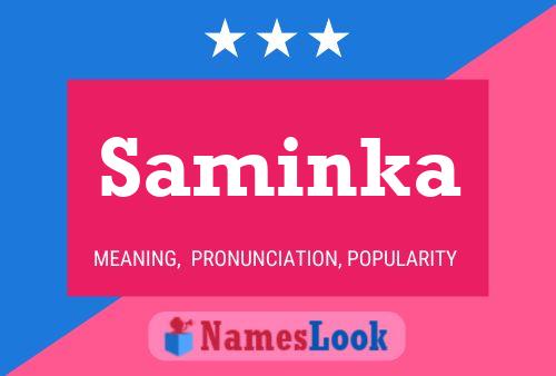 Постер имени Saminka