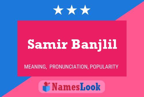 Постер имени Samir Banjlil