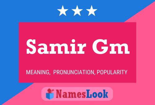 Постер имени Samir Gm