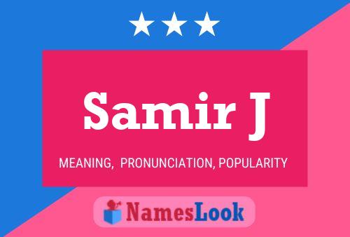 Постер имени Samir J