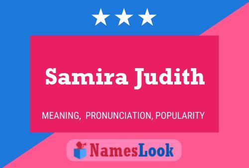 Постер имени Samira Judith