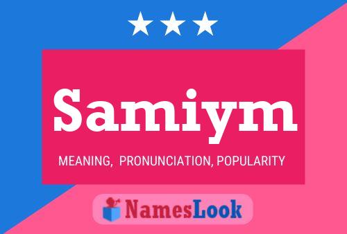 Постер имени Samiym