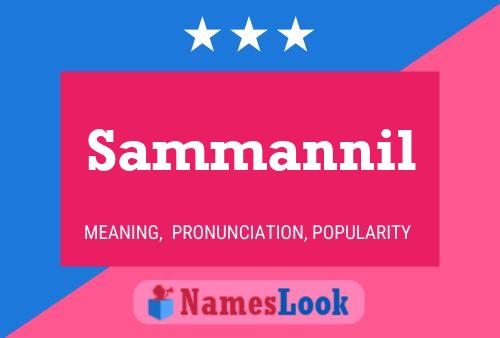 Постер имени Sammannil