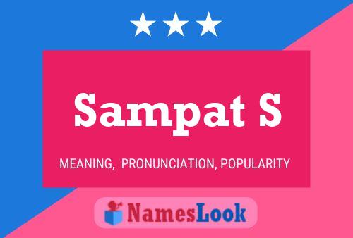 Постер имени Sampat S