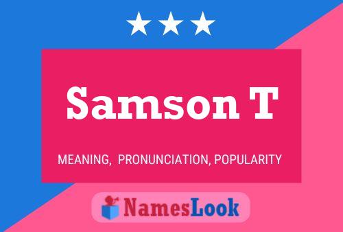 Постер имени Samson T