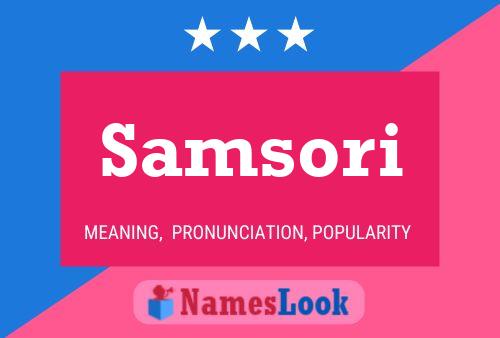 Постер имени Samsori