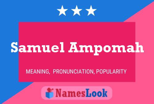 Постер имени Samuel Ampomah