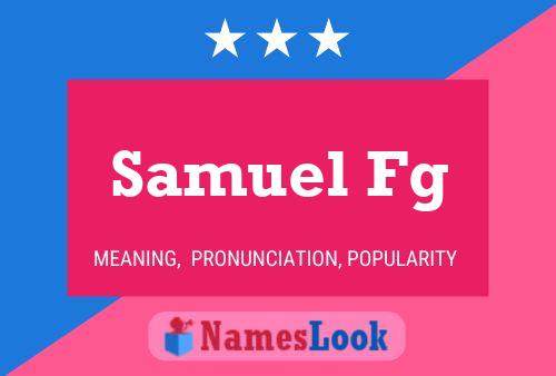 Постер имени Samuel Fg