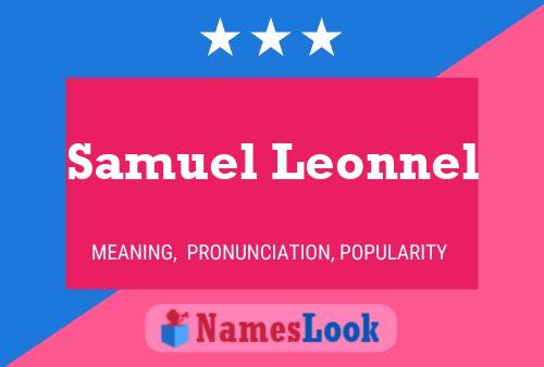 Постер имени Samuel Leonnel