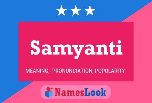 Постер имени Samyanti