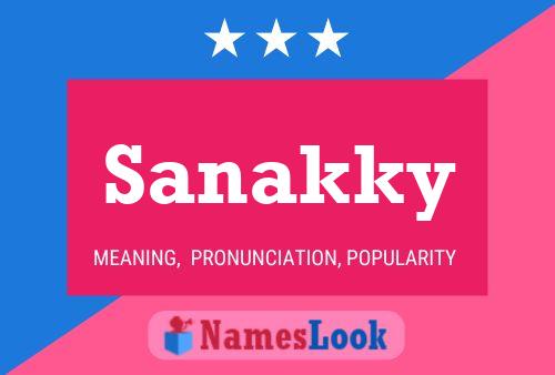 Постер имени Sanakky