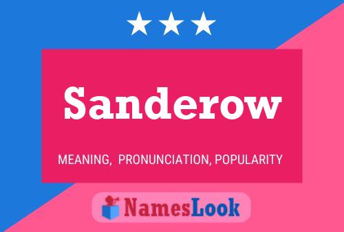 Постер имени Sanderow