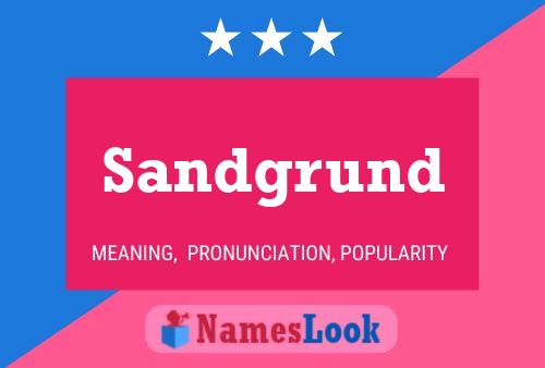 Постер имени Sandgrund