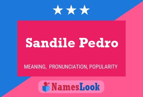 Постер имени Sandile Pedro