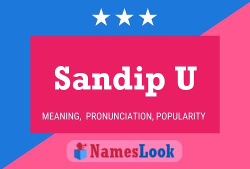 Постер имени Sandip U