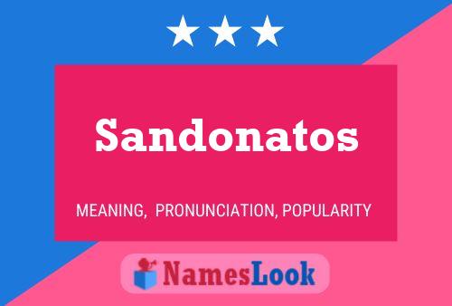 Постер имени Sandonatos