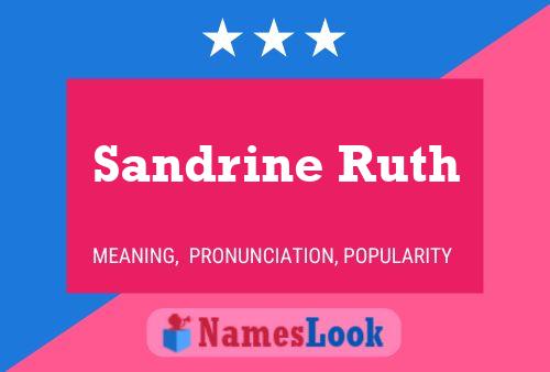 Постер имени Sandrine Ruth