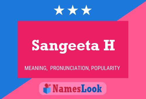 Постер имени Sangeeta H