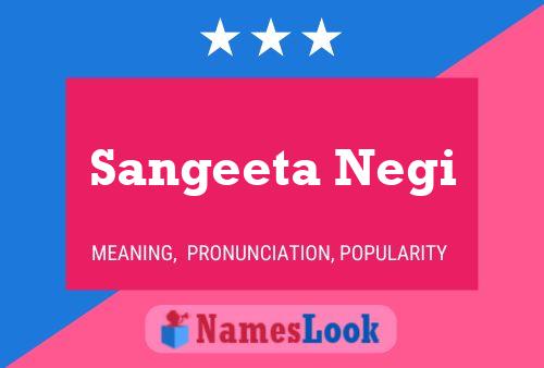 Постер имени Sangeeta Negi