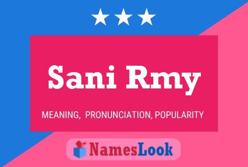 Постер имени Sani Rmy