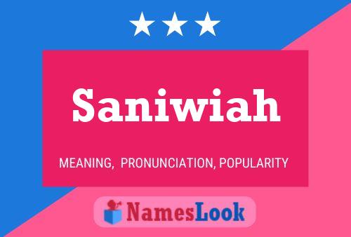 Постер имени Saniwiah