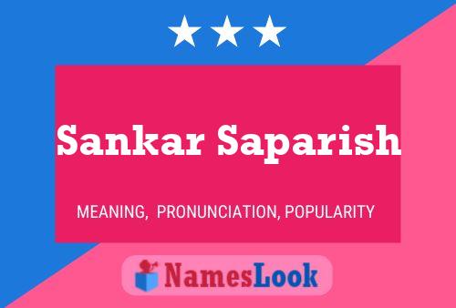 Постер имени Sankar Saparish