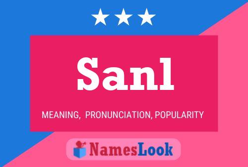 Постер имени Sanl