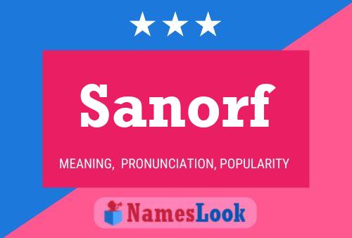 Постер имени Sanorf