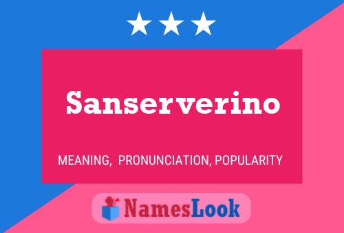 Постер имени Sanserverino