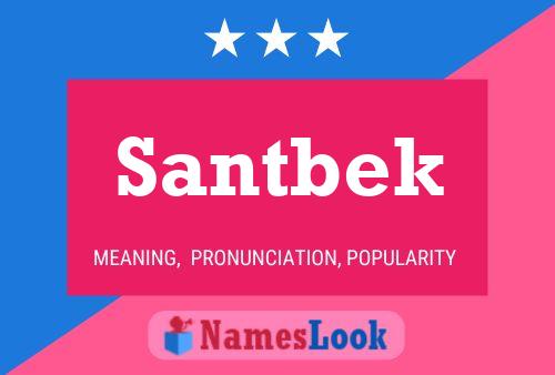 Постер имени Santbek